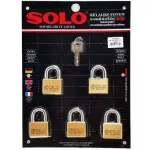Solo key system, key system 4507 SQ 40 mm, 5 balls per set