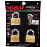 Solo key system, key system 4507 SQ 40 mm, 3 balls per set