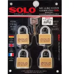 Solo key system, key system 4507 SQ 35 mm 4 balls per set