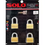 Solo key system, key system 4507 SQ 45 mm. 4 balls per set SL