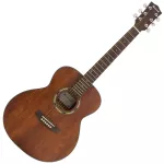 PARAMOUNT QAG50 Travel Guitar Guitar 36 inches Genuine Top Slid Slid/Mahogany coated + free bag & tuner