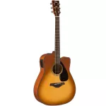 YAMAHA® FGX800C 41 -inch electric guitar, Sandburst ** Top Solid Strum There is a built -in strap ** + free Yamaha bag