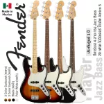 Fender® Player Jazz Bass กีตาร์เบส 4 สาย ทรง Jazz , 20 เฟรต ไม้อัลเดอร์ คอเมเปิ้ล ** Made in Mexico / ประกันศูนย์ 1 ปี **