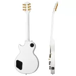 Epiphone® Les Paul Custom Electric guitar 22 Frets Lespol Mahogany Hardware Gold Gold Graph Tech Coating ** 1 year Center **