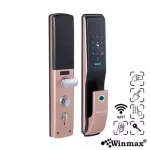 ประตูดิจิตอลสแกนลายนิ้วมือ ควบคุมผ่านสมาร์ทโฟน 5in1 Winmax D704R