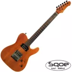 SQOE Electric guitar 22 Freck Frete Mahogany Pik Ham Wood Double Setl500