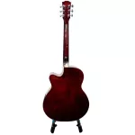 PASSION PS408C, airy guitar, 40 inches, linden, coated linden, neck coated, neck + free, free guitar bag & Pik ** Poke guitar