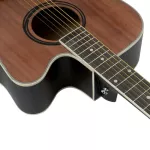 PASSION PS412C 41 inch guitar D shape, Mahogany Wooden Wood/Linden with neck, neck + free guitar bags & Pick ** Ki