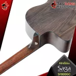 [Bangkok & Metropolitan Region Send Grab Quick] Airy guitar, Saga SF800 Series [free gift] [with Set Up & QC easy to play] [Insurance from zero] [Free delivery] Red turtle