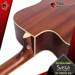 SAGA SF700E Electric Guitar, SF700EC EQ Series [Free gifts] [with SET Up & QC Easy to play] [100%authentic from zero] [Free delivery] Red turtle