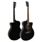 Black, Yamaha FS100C Acoustic Guitar, Guitar, Yamaha, FS100C + Standard Guitar Bag, Standard Guitar Bag