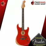 [USA แท้100%][กทม.&ปริมณฑล ส่งGrabด่วน] กีต้าร์โปร่งไฟฟ้า Fender American Acoustasonic Stratocaster [ฟรีของแถม][พร้อมSetUp&QC][แท้100%][ส่งฟรี]เต่าแดง