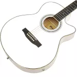 Fantasia EA12E 40 inches electric acoustic guitar, thin body, seal, 4 band pickup + free bags & kapok ** Guitar, superb valued The sound is better than the price **
