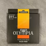 พร้อมส่งชุดสายกีตาร์โปร่งOlympiaของแท้ + เครื่องตั้งสาย + ที่หมุนลูกบิด แถมฟรี ปิ๊กกีตาร์3ชิ้นและที่เก็บปิ๊ก1ชิ้น