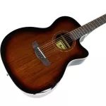 Paramount SOG-60, 40 inches of acoustic guitar, vintage knob, top-top wood, rosewood/Mahogany, Tobacco Sunburst + free guitar bag & pip