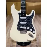 Ready to send electric guitars, Siammusic, many free gifts, Fender Stratocaster, Electric Guitar, Siam Music, White SIAM Music.