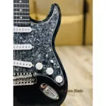 Ready to send electric guitars, Siammusic, many free gifts, Fender Stratocaster, Electric Guitar, Siam Music, Black