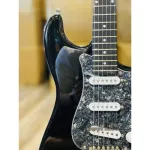 Ready to send electric guitars, Siammusic, many free gifts, Fender Stratocaster, Electric Guitar, Siam Music, Black