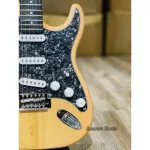 Ready to send electric guitars, siammusic, free gift, Fender Stratocaster, Electric Guitar, Siam Music, wood color