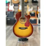 Ready to send a 39-inch acoustic guitar overspeed os-390c ฺ BK, red sunbird color, a lot of free guitar, Overspeed OS-39C OS390.