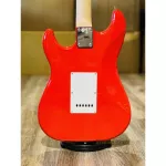 Ready to send electric guitars, Siammusic, many free gifts, Fender Stratocaster, Electric Guitar, Siam Music, red.