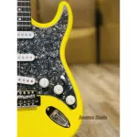 Ready to send electric guitars, Siammusic, many free gifts, Fender Stratocaster, Electric Guitar, Siam Music, Yellow