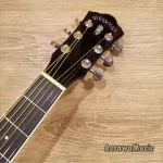 Ready to send a 39-inch airy guitar, Overspeed OS-390C ฺ BK, BK Black, a lot of free guitar guitar, Over Speed ​​OS-39C OS390.