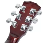 PASSION PS408CE 40 inches of electric guitar, concave, linden, shadow coated with 5 band pic upstock with tuner + free