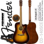 Fender® CD140sce, 41 electric guitar, "genuine Solid Stepru, Nubone, Fishman® CD-1 Preamp + Genuine Gennds from Fender® ** 1 year Insurance *