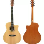 PARAMOUNT QAG511 Airy Guitar / QAG511E Electric 41 "Cordless GA Slide Sterer/Sold Mahogany coating, SE-40 side coating for QA models