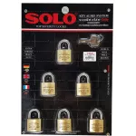 Solo key system, key system 4507N 35 mm 6 balls per set