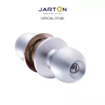 JARTON ลูกบิดประตูห้องน้ำ หัวกลม จานใหญ่ สีSS รุ่น 101088