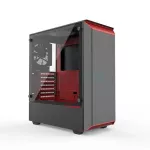 Phanteks เคสคอมพิวเตอร์ ATX Case NP P300 Black/Red