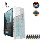 AZZA ATX Mid Tower Tempered Glass RGB Gaming Case ONYX 260 – White