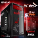 ITSONAS Computer case Blackburn Black-Red