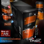 ITSONAS Computer case Task Black-Orange