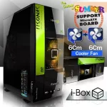 ITSONAS เคสคอมพิวเตอร์ mATX -box KG Black/Green