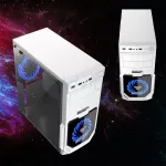 Itsonas Computer Case ATX Case Vampire White/Blue