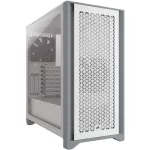 CASE Corsair 4000D Airflow Tempered Glass Mid-Tower ATX PC Case - White
