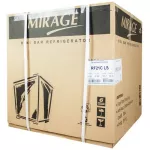 MIRAGE mini bar refrigerator 2.1 Q RF21CHS 8-liter freezer channel 51 liters, saving fiber 5, controlled the temperature at 0 degrees-6 degrees+rust prevention