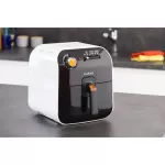 TEFAL frying pot FX1000 without oil 0.8 liters, electric power 1430 watts, adjusting the temperature to 200 degrees Celsius, set a maximum of 30 minutes. Food 800 grams