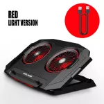 Cold laptop, two universal games, two fans, USB ports, LED RGB light, portable cool laptop