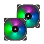 Case Fan, CORSAIR ML140 Pro RGB 2 Fan with Lighting Node