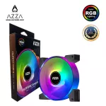 AZZA PWM Fan Case 120mm. HURRICANE II Dual Ring Digital RGB with RF Remote