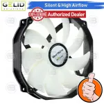 [Coolblasterthai] Gelid Silent Pro 14 Fan Case Size 140 mm.120mm Compatible 5 years warranty