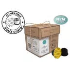 Cafe R'ONN Coffee Caps, 100% Arabica, 4 -roasted, roasted, roasted, dark roasted, black, 60 capsules 15/box Can be used with Dolce Gusto ®*