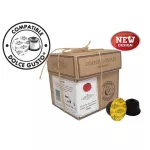 Cafe R'ONN Coffee Caps, 100% Arabica, 4 -roasted, roasted, roasted, dark roasted, black, 60 capsules 15/box Can be used with Dolce Gusto ®*