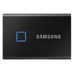 2 TB Portable SSD SSD Packed Samsung T7 Touch Black Mu-PC2T0K/ww