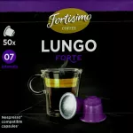 Arabica Fortismo Coffee that can be used with the Nespresso coffee machine, Uncle Ko Forte 50 capsule.