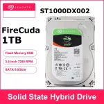 Seagate 1TB FireCuda ST1000DX002 3.5 inch Gaming SSHDSolid State Hybrid Drive7200 RPM SATA 6GB/S Cache 64MB hdd Hard Disk